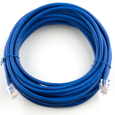 PVC Antiwear Ethernet Network Patch Cable النحاس الأساسية للكمبيوتر